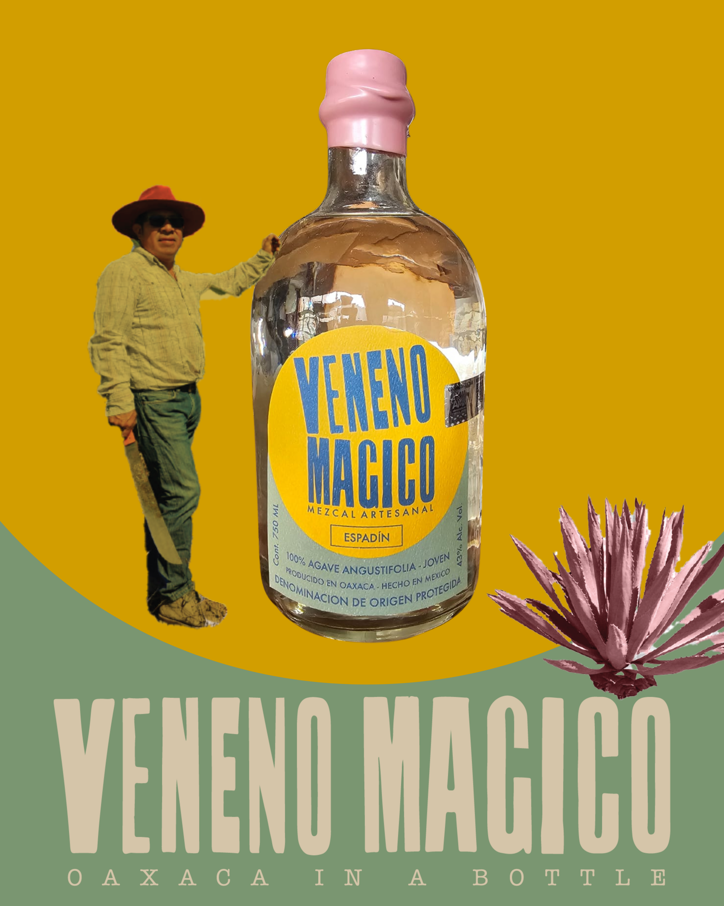 VENENO MAGICO MEZCAL - ESPADIN